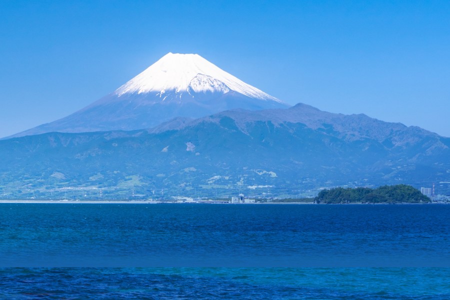 駿河湾と富士山