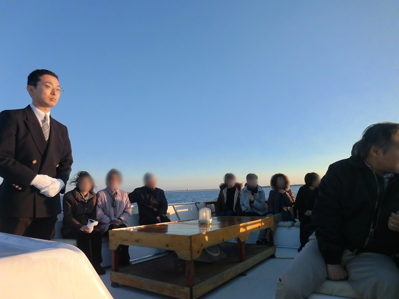 6.散骨地点を3周回ります