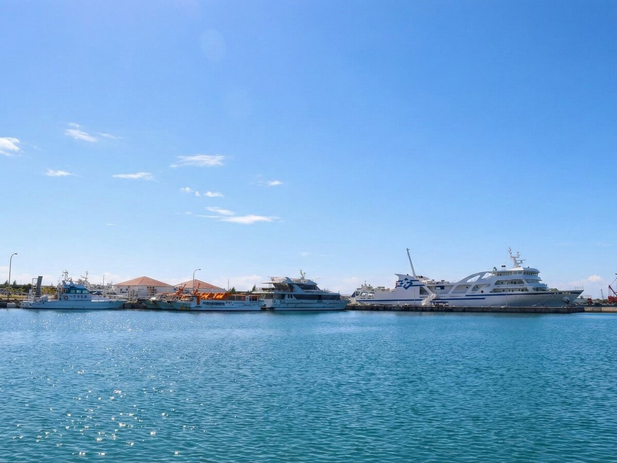 1.石垣港より出航