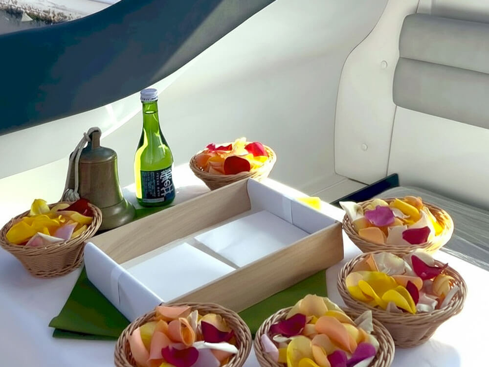 2.海がお好きだった故人様の船出