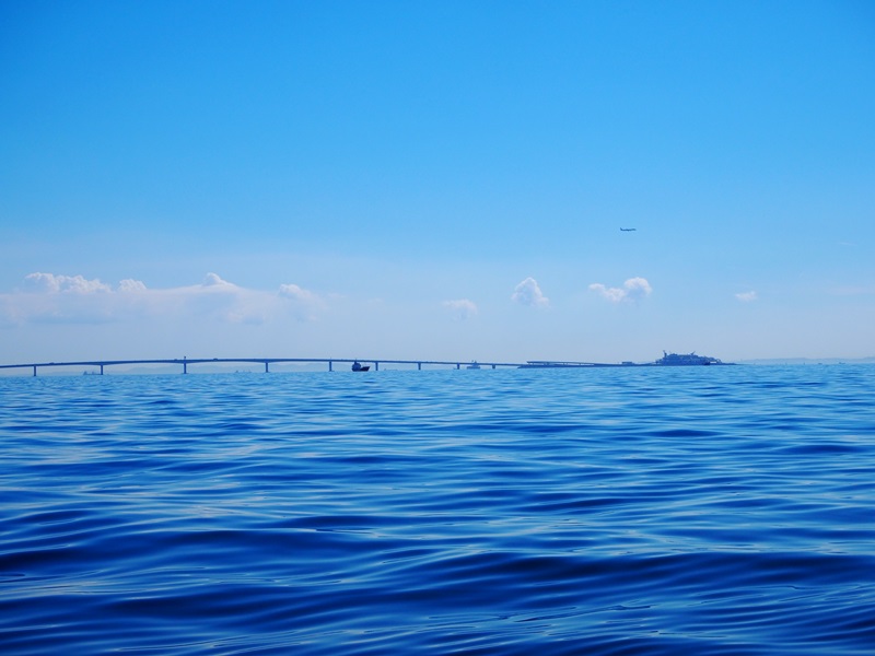 8.海ほたるが見えてきました